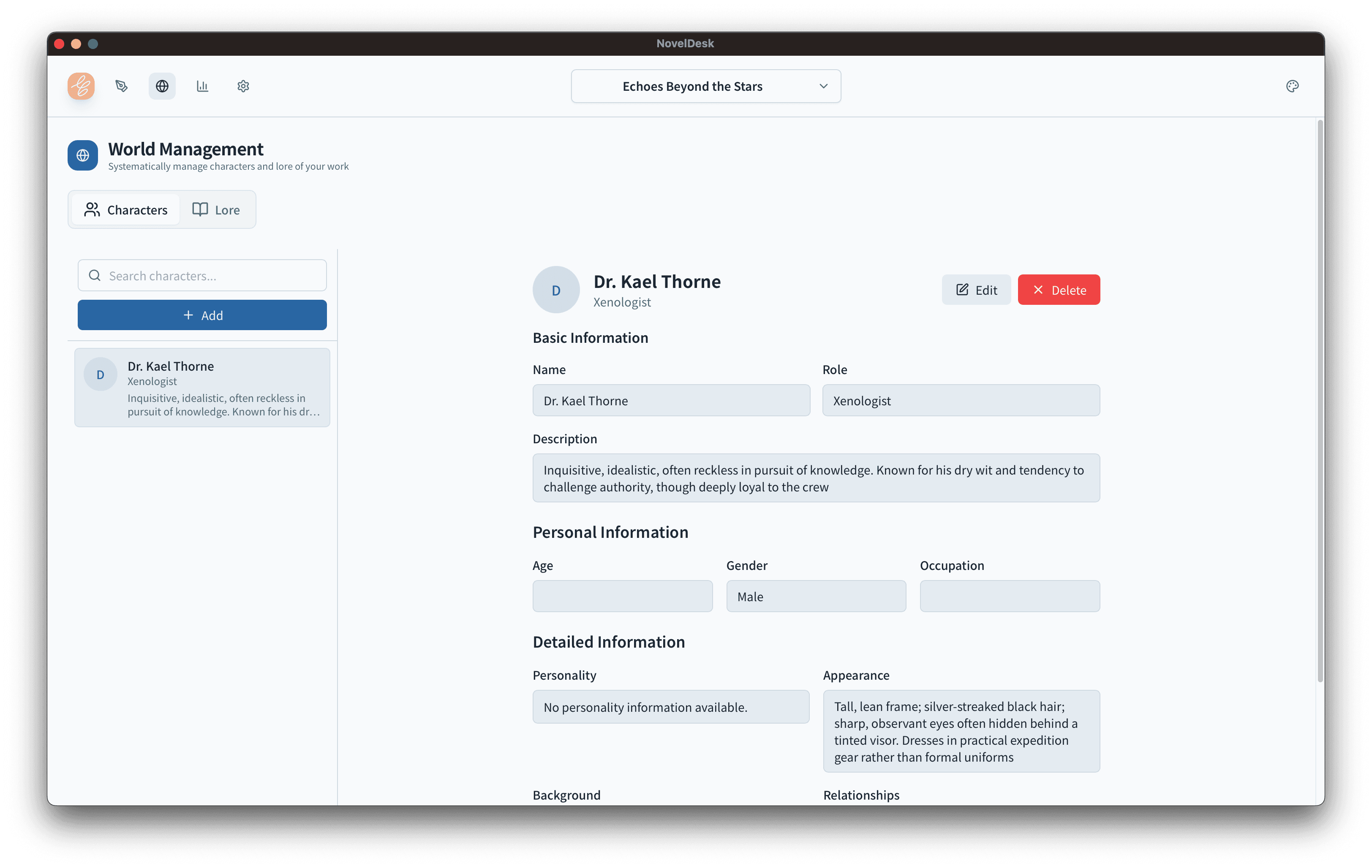 NovelDesk Screenshot 3